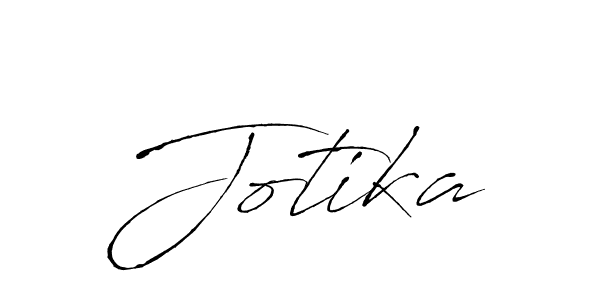 Make a beautiful signature design for name Jotika. With this signature (Antro_Vectra) style, you can create a handwritten signature for free. Jotika signature style 6 images and pictures png