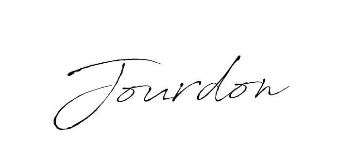 Use a signature maker to create a handwritten signature online. With this signature software, you can design (Antro_Vectra) your own signature for name Jourdon. Jourdon signature style 6 images and pictures png