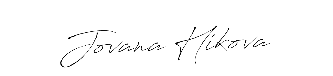 Also You can easily find your signature by using the search form. We will create Jovana Hikova name handwritten signature images for you free of cost using Antro_Vectra sign style. Jovana Hikova signature style 6 images and pictures png