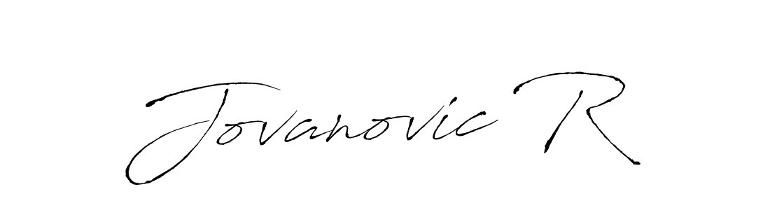 Create a beautiful signature design for name Jovanovic R. With this signature (Antro_Vectra) fonts, you can make a handwritten signature for free. Jovanovic R signature style 6 images and pictures png