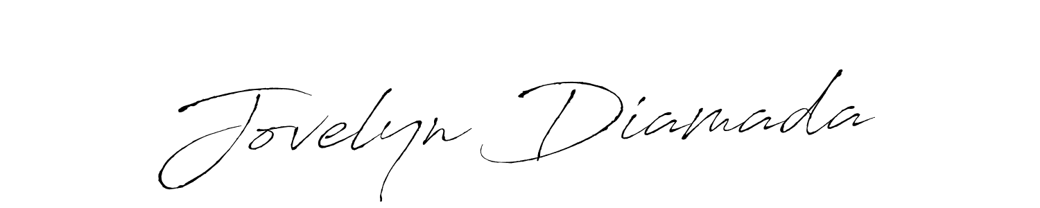 if you are searching for the best signature style for your name Jovelyn Diamada. so please give up your signature search. here we have designed multiple signature styles  using Antro_Vectra. Jovelyn Diamada signature style 6 images and pictures png