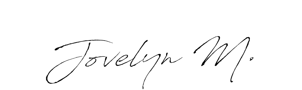 Antro_Vectra is a professional signature style that is perfect for those who want to add a touch of class to their signature. It is also a great choice for those who want to make their signature more unique. Get Jovelyn M. name to fancy signature for free. Jovelyn M. signature style 6 images and pictures png