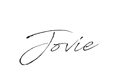 Design your own signature with our free online signature maker. With this signature software, you can create a handwritten (Antro_Vectra) signature for name Jovie. Jovie signature style 6 images and pictures png