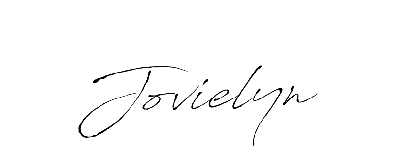 Create a beautiful signature design for name Jovielyn. With this signature (Antro_Vectra) fonts, you can make a handwritten signature for free. Jovielyn signature style 6 images and pictures png