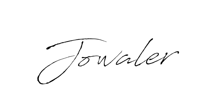 Design your own signature with our free online signature maker. With this signature software, you can create a handwritten (Antro_Vectra) signature for name Jowaler. Jowaler signature style 6 images and pictures png