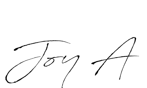 Make a beautiful signature design for name Joy A. With this signature (Antro_Vectra) style, you can create a handwritten signature for free. Joy A signature style 6 images and pictures png