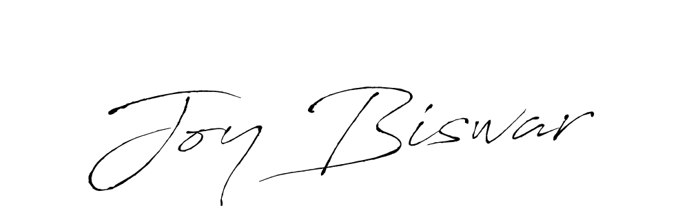 Antro_Vectra is a professional signature style that is perfect for those who want to add a touch of class to their signature. It is also a great choice for those who want to make their signature more unique. Get Joy Biswar name to fancy signature for free. Joy Biswar signature style 6 images and pictures png