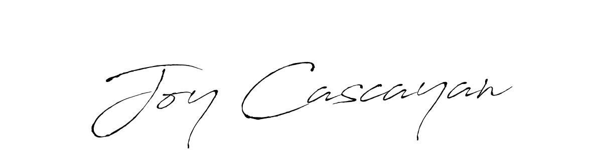Also we have Joy Cascayan name is the best signature style. Create professional handwritten signature collection using Antro_Vectra autograph style. Joy Cascayan signature style 6 images and pictures png