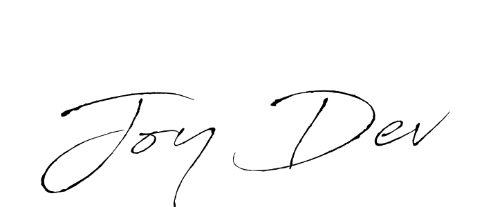 Joy Dev stylish signature style. Best Handwritten Sign (Antro_Vectra) for my name. Handwritten Signature Collection Ideas for my name Joy Dev. Joy Dev signature style 6 images and pictures png
