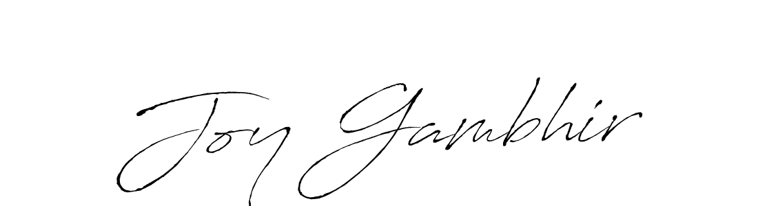 Make a beautiful signature design for name Joy Gambhir. Use this online signature maker to create a handwritten signature for free. Joy Gambhir signature style 6 images and pictures png