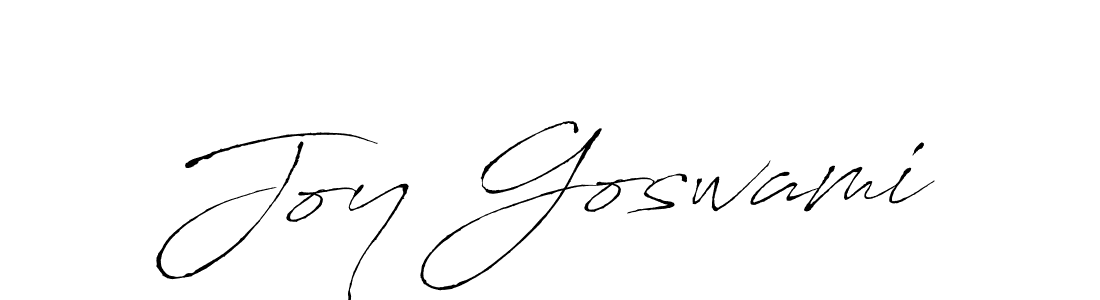 How to make Joy Goswami signature? Antro_Vectra is a professional autograph style. Create handwritten signature for Joy Goswami name. Joy Goswami signature style 6 images and pictures png