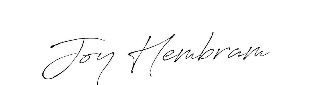 Design your own signature with our free online signature maker. With this signature software, you can create a handwritten (Antro_Vectra) signature for name Joy Hembram. Joy Hembram signature style 6 images and pictures png