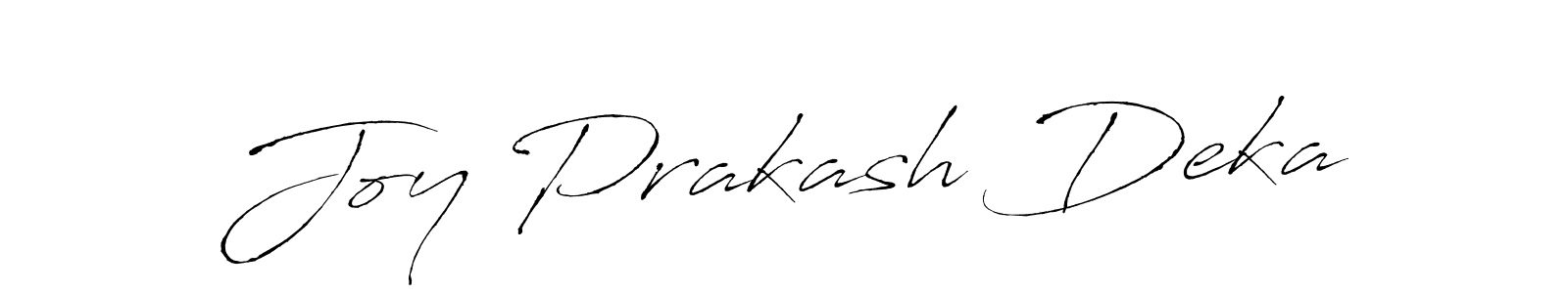 Antro_Vectra is a professional signature style that is perfect for those who want to add a touch of class to their signature. It is also a great choice for those who want to make their signature more unique. Get Joy Prakash Deka name to fancy signature for free. Joy Prakash Deka signature style 6 images and pictures png