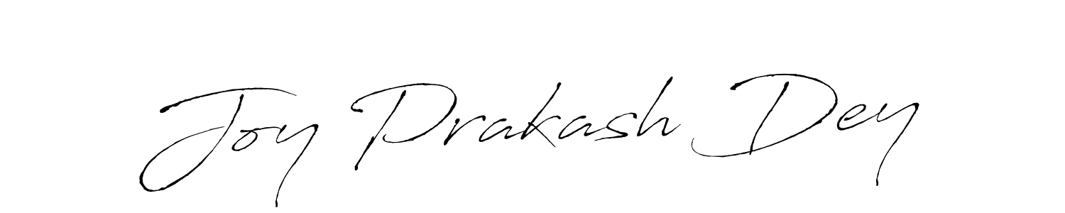 Joy Prakash Dey stylish signature style. Best Handwritten Sign (Antro_Vectra) for my name. Handwritten Signature Collection Ideas for my name Joy Prakash Dey. Joy Prakash Dey signature style 6 images and pictures png