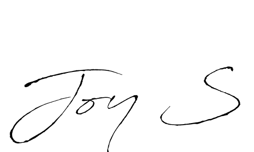 Use a signature maker to create a handwritten signature online. With this signature software, you can design (Antro_Vectra) your own signature for name Joy S. Joy S signature style 6 images and pictures png