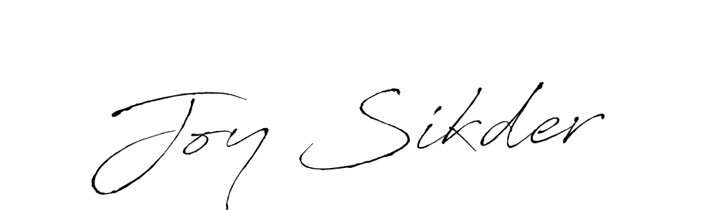 Use a signature maker to create a handwritten signature online. With this signature software, you can design (Antro_Vectra) your own signature for name Joy Sikder. Joy Sikder signature style 6 images and pictures png