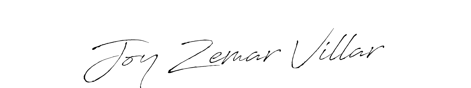 Design your own signature with our free online signature maker. With this signature software, you can create a handwritten (Antro_Vectra) signature for name Joy Zemar Villar. Joy Zemar Villar signature style 6 images and pictures png