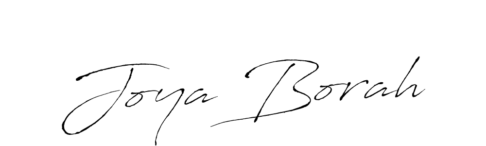 Design your own signature with our free online signature maker. With this signature software, you can create a handwritten (Antro_Vectra) signature for name Joya Borah. Joya Borah signature style 6 images and pictures png
