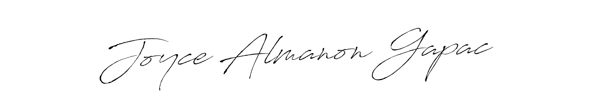 if you are searching for the best signature style for your name Joyce Almanon Gapac. so please give up your signature search. here we have designed multiple signature styles  using Antro_Vectra. Joyce Almanon Gapac signature style 6 images and pictures png