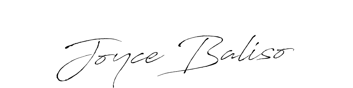 Use a signature maker to create a handwritten signature online. With this signature software, you can design (Antro_Vectra) your own signature for name Joyce Baliso. Joyce Baliso signature style 6 images and pictures png