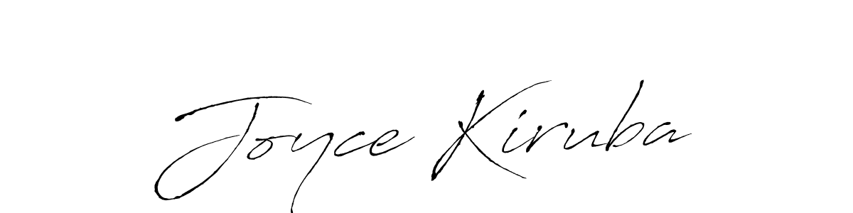 Design your own signature with our free online signature maker. With this signature software, you can create a handwritten (Antro_Vectra) signature for name Joyce Kiruba. Joyce Kiruba signature style 6 images and pictures png