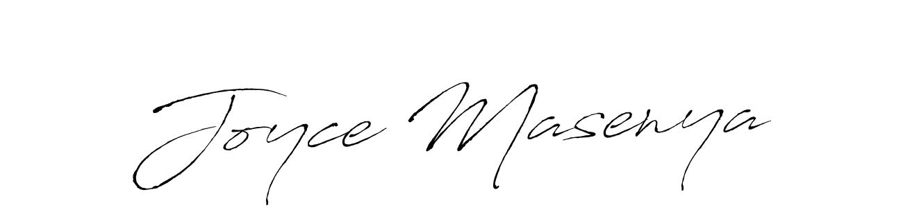 Make a beautiful signature design for name Joyce Masenya. With this signature (Antro_Vectra) style, you can create a handwritten signature for free. Joyce Masenya signature style 6 images and pictures png