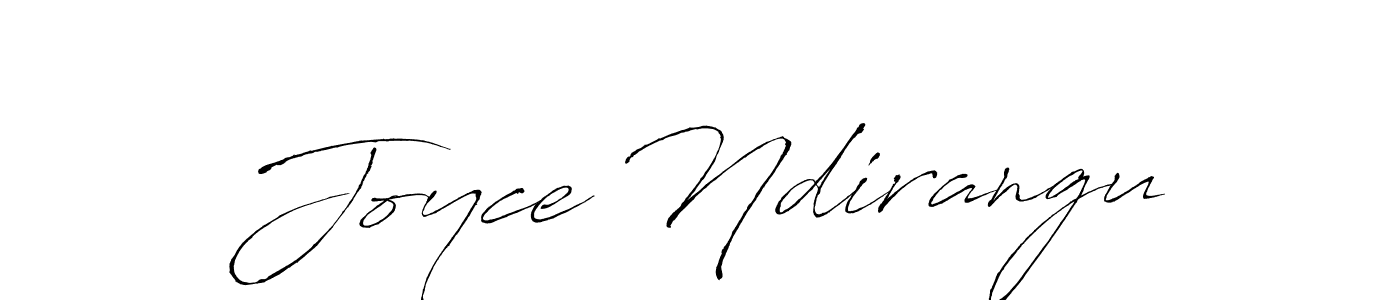 Make a beautiful signature design for name Joyce Ndirangu. With this signature (Antro_Vectra) style, you can create a handwritten signature for free. Joyce Ndirangu signature style 6 images and pictures png