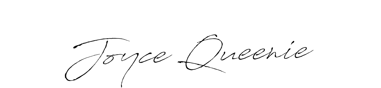 Make a beautiful signature design for name Joyce Queenie. With this signature (Antro_Vectra) style, you can create a handwritten signature for free. Joyce Queenie signature style 6 images and pictures png