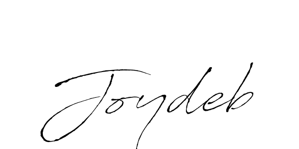 How to make Joydeb signature? Antro_Vectra is a professional autograph style. Create handwritten signature for Joydeb name. Joydeb signature style 6 images and pictures png