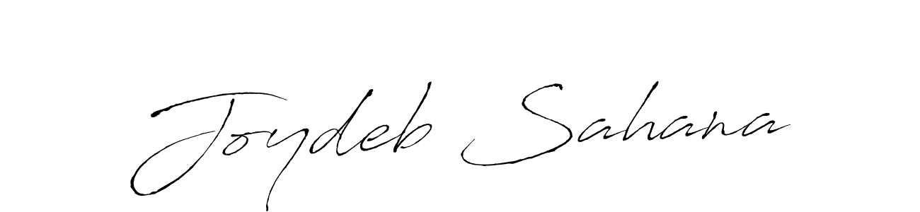 Joydeb Sahana stylish signature style. Best Handwritten Sign (Antro_Vectra) for my name. Handwritten Signature Collection Ideas for my name Joydeb Sahana. Joydeb Sahana signature style 6 images and pictures png