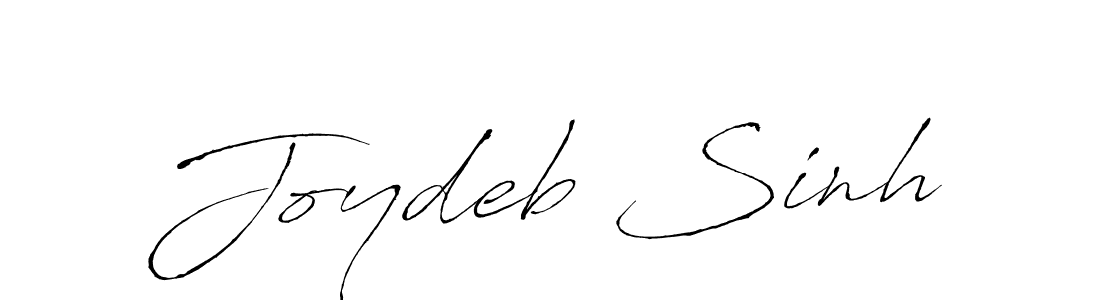 How to make Joydeb Sinh signature? Antro_Vectra is a professional autograph style. Create handwritten signature for Joydeb Sinh name. Joydeb Sinh signature style 6 images and pictures png