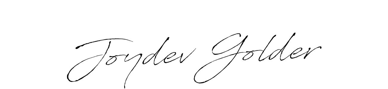 Make a beautiful signature design for name Joydev Golder. With this signature (Antro_Vectra) style, you can create a handwritten signature for free. Joydev Golder signature style 6 images and pictures png