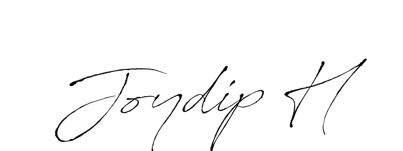 Design your own signature with our free online signature maker. With this signature software, you can create a handwritten (Antro_Vectra) signature for name Joydip H. Joydip H signature style 6 images and pictures png