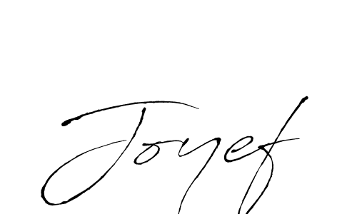 Make a beautiful signature design for name Joyef. With this signature (Antro_Vectra) style, you can create a handwritten signature for free. Joyef signature style 6 images and pictures png