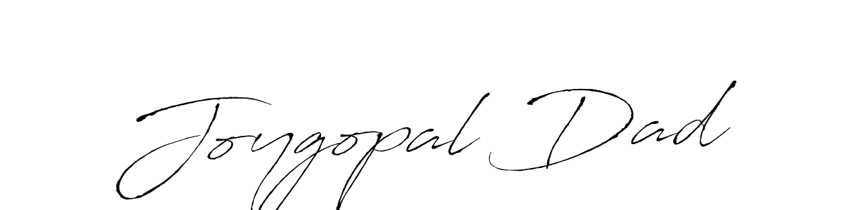 Design your own signature with our free online signature maker. With this signature software, you can create a handwritten (Antro_Vectra) signature for name Joygopal Dad. Joygopal Dad signature style 6 images and pictures png