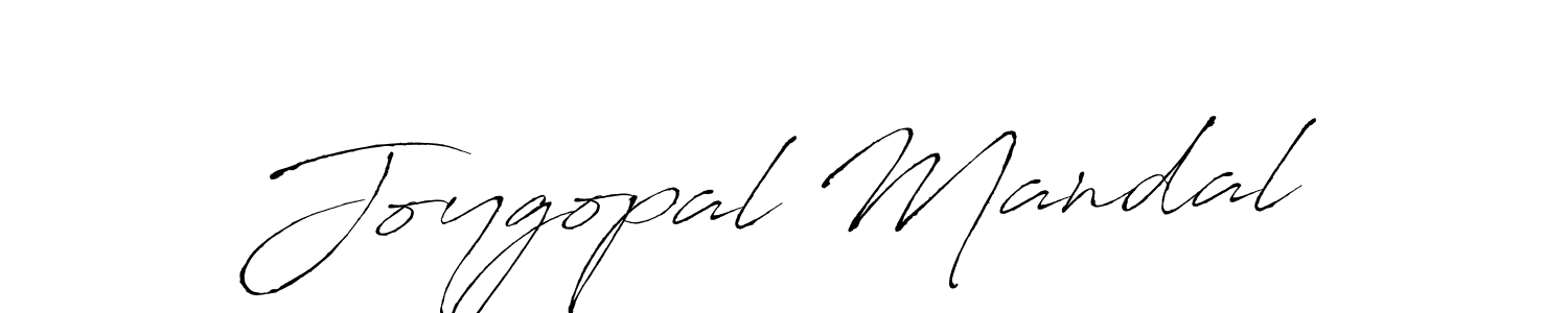 Make a beautiful signature design for name Joygopal Mandal. With this signature (Antro_Vectra) style, you can create a handwritten signature for free. Joygopal Mandal signature style 6 images and pictures png