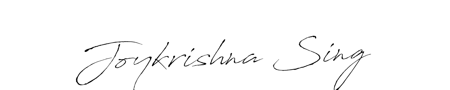 Antro_Vectra is a professional signature style that is perfect for those who want to add a touch of class to their signature. It is also a great choice for those who want to make their signature more unique. Get Joykrishna Sing name to fancy signature for free. Joykrishna Sing signature style 6 images and pictures png