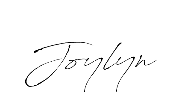 Use a signature maker to create a handwritten signature online. With this signature software, you can design (Antro_Vectra) your own signature for name Joylyn. Joylyn signature style 6 images and pictures png