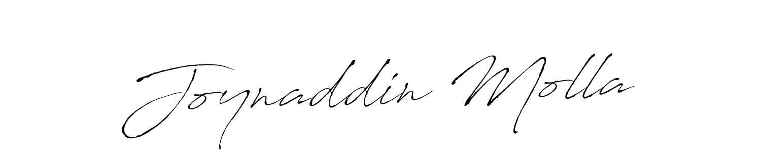 How to make Joynaddin Molla name signature. Use Antro_Vectra style for creating short signs online. This is the latest handwritten sign. Joynaddin Molla signature style 6 images and pictures png