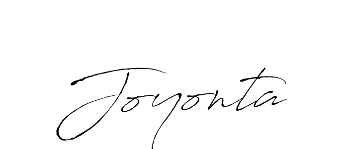 Design your own signature with our free online signature maker. With this signature software, you can create a handwritten (Antro_Vectra) signature for name Joyonta. Joyonta signature style 6 images and pictures png