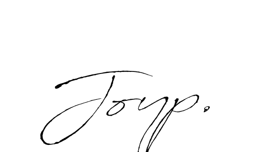 How to make Joyp. signature? Antro_Vectra is a professional autograph style. Create handwritten signature for Joyp. name. Joyp. signature style 6 images and pictures png