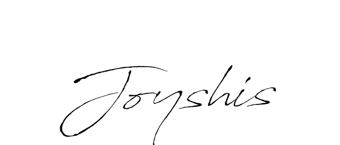 Use a signature maker to create a handwritten signature online. With this signature software, you can design (Antro_Vectra) your own signature for name Joyshis. Joyshis signature style 6 images and pictures png