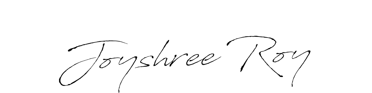 How to make Joyshree Roy name signature. Use Antro_Vectra style for creating short signs online. This is the latest handwritten sign. Joyshree Roy signature style 6 images and pictures png