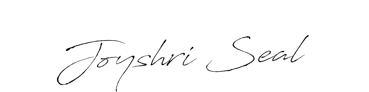 Use a signature maker to create a handwritten signature online. With this signature software, you can design (Antro_Vectra) your own signature for name Joyshri Seal. Joyshri Seal signature style 6 images and pictures png