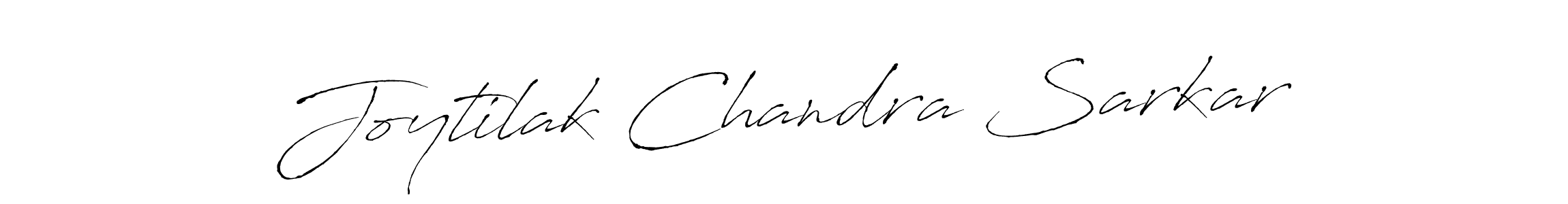Make a beautiful signature design for name Joytilak Chandra Sarkar. With this signature (Antro_Vectra) style, you can create a handwritten signature for free. Joytilak Chandra Sarkar signature style 6 images and pictures png