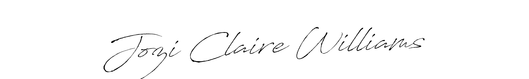 Also we have Jozi Claire Williams name is the best signature style. Create professional handwritten signature collection using Antro_Vectra autograph style. Jozi Claire Williams signature style 6 images and pictures png