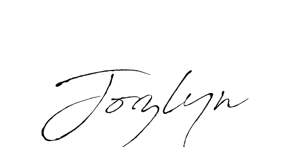 How to make Jozlyn signature? Antro_Vectra is a professional autograph style. Create handwritten signature for Jozlyn name. Jozlyn signature style 6 images and pictures png