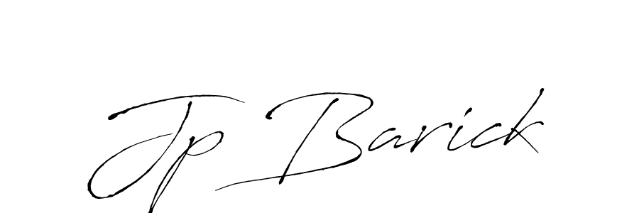 Also You can easily find your signature by using the search form. We will create Jp Barick name handwritten signature images for you free of cost using Antro_Vectra sign style. Jp Barick signature style 6 images and pictures png