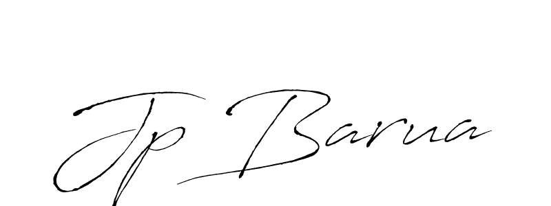 How to make Jp Barua signature? Antro_Vectra is a professional autograph style. Create handwritten signature for Jp Barua name. Jp Barua signature style 6 images and pictures png