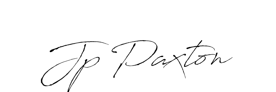Jp Paxton stylish signature style. Best Handwritten Sign (Antro_Vectra) for my name. Handwritten Signature Collection Ideas for my name Jp Paxton. Jp Paxton signature style 6 images and pictures png